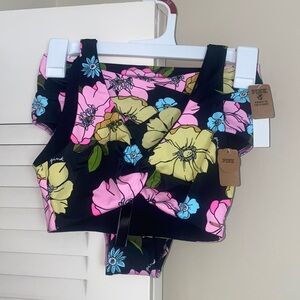 NTW BRAND “PINK” FLOWER BIKINI SWIM SUIT SET